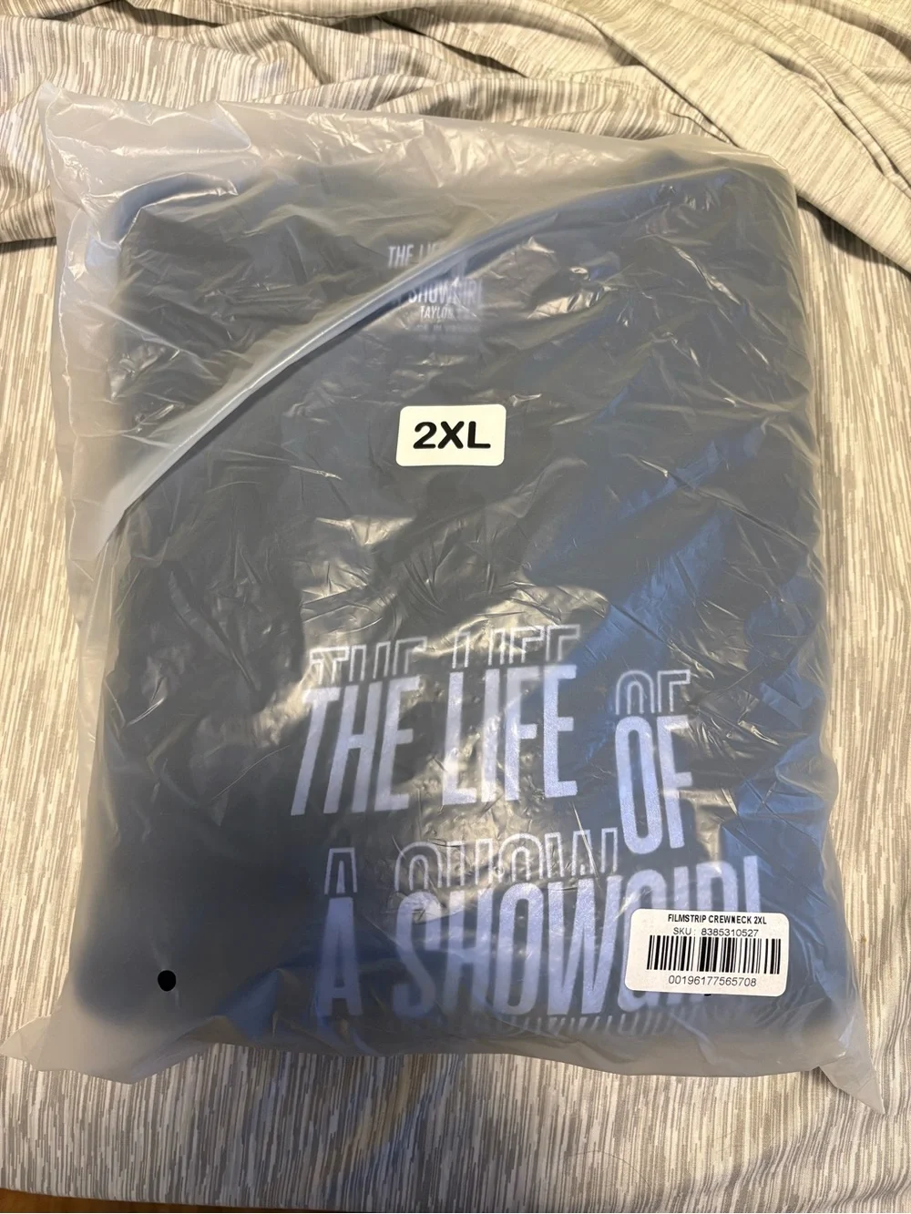 Taylor Swift The Life of a Showgirl Black Crewneck Sweatshirt - Picture 6 of 6